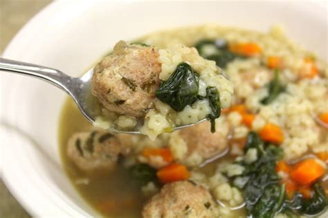 crock-pot-italian-wedding-soup-with-turkey-meatballs image