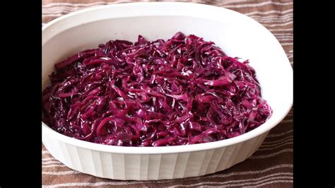 sweet-sour-braised-red-cabbage-side-dish-youtube image