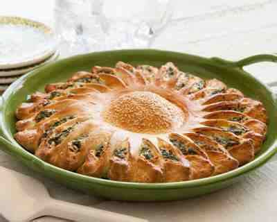 sunflower-spinach-pie-recipe-recipegoldminecom image