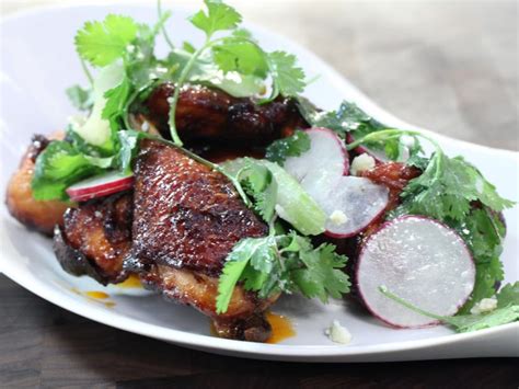 crispy-smoked-chicken-wings-and-legs-cilantro-lime image