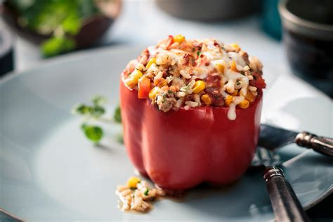 stuffed-peppers-recipe-with-brown-rice-and-turkey image