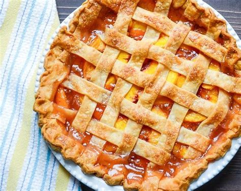 fresh-peach-pie-with-lattice-crust-recipe-sidechef image