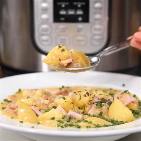 cheesy-ham-and-potato-soup-instant-pot image