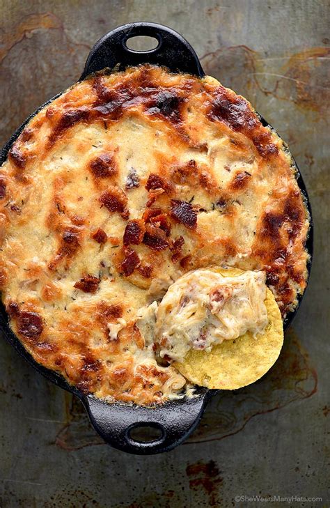 baked-bacon-cheese-onion-dip-recipe-she-wears image
