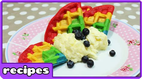 rainbow-waffles-recipe-fun-breakfast-ideas-youtube image