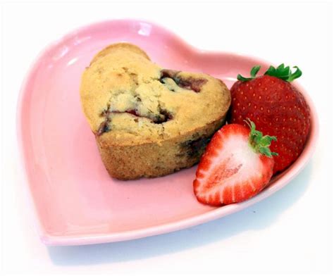 strawberry-love-muffins-vegan-strawberry-muffins image