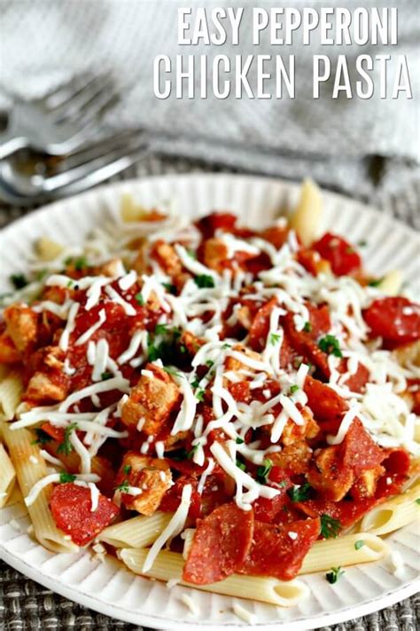 pepperoni-chicken-pasta-recipe-chicken-pepperoni image