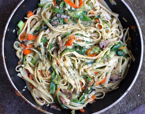 vegetable-ribbon-pasta-the-foodie-patootie image