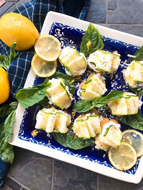 zucchini-lemon-ricotta-crostini-three-olives-branch image