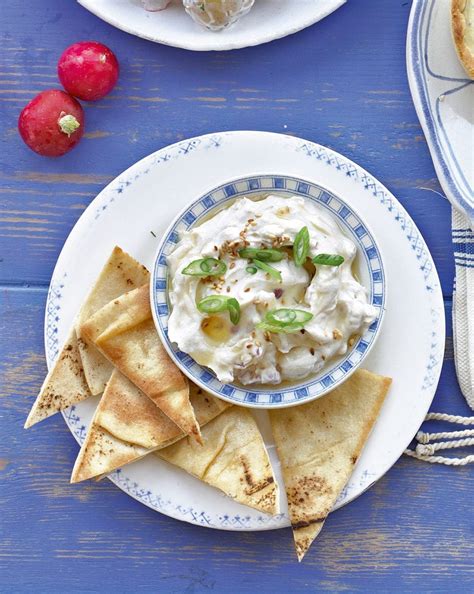 greek-yogurt-lemon-and-tahini-dip-recipe-delicious-magazine image
