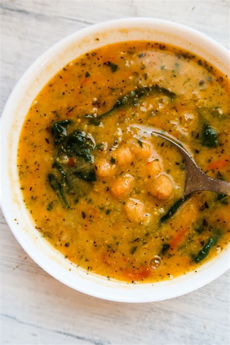 20-minute-chickpea-soup-easy-vegan-recipe-beauty image