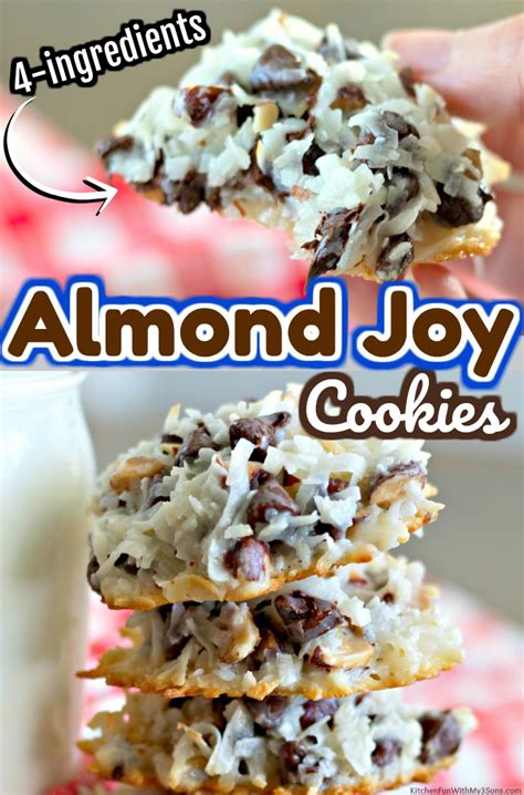 4-ingredient-almond-joy-cookies-kitchen-fun-with-my image