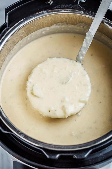 instant-pot-creamy-potato-soup-recipe-eatwell101 image