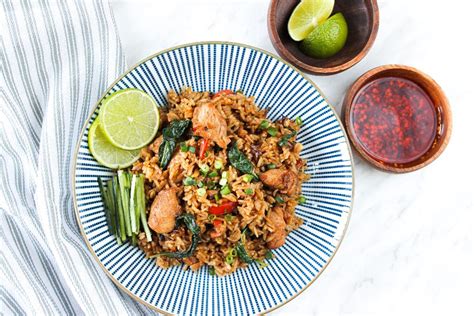 chicken-thai-basil-fried-rice-wholesome-goals image