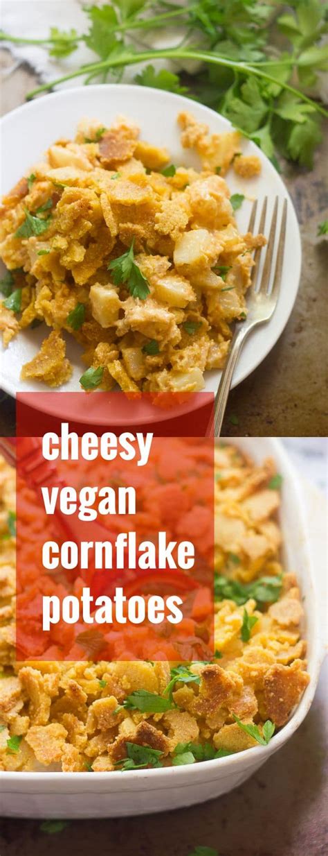 cheesy-vegan-corn-flake-potato-casserole image