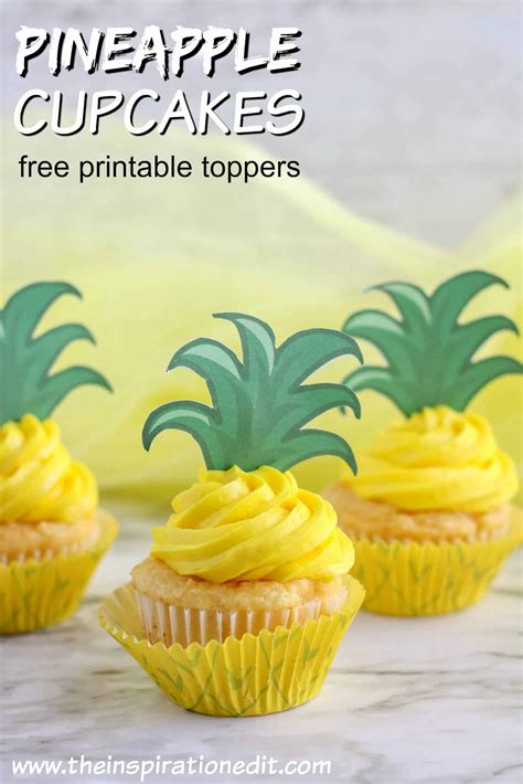 pineapple-cupcakes-perfect-for-luau-the-inspiration image