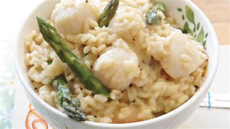 recipe-for-spring-risotto-with-scallops-and-asparagus image