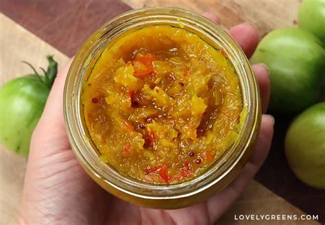 the-best-sweet-green-tomato-relish-recipe-lovely image