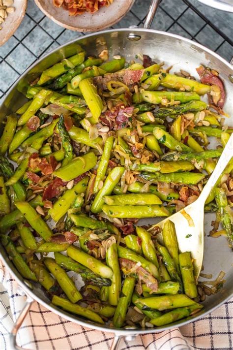 sauteed-asparagus-recipe-with-pancetta-best image