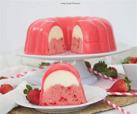 strawberry-flan-jello-cake-recipe-living-sweet image