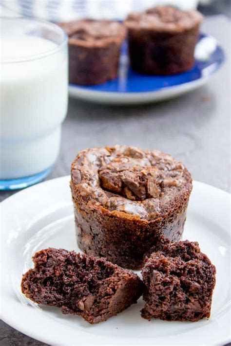 easy-dark-chocolate-chunk-brownies-recipe-dinner image