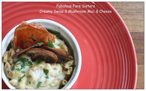 creamy-swiss-mushroom-mac-cheese-fabulous image