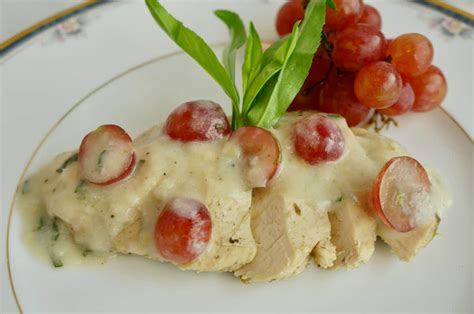 poached-chicken-breast-with-a-light-tarragon-cream image