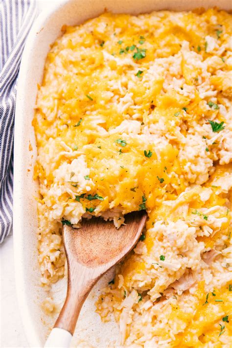 easy-cheesy-chicken-and-rice-casserole-recipe-the image