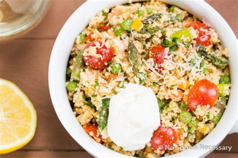 spring-couscous-primavera-with-whipped-lemon-ricotta image