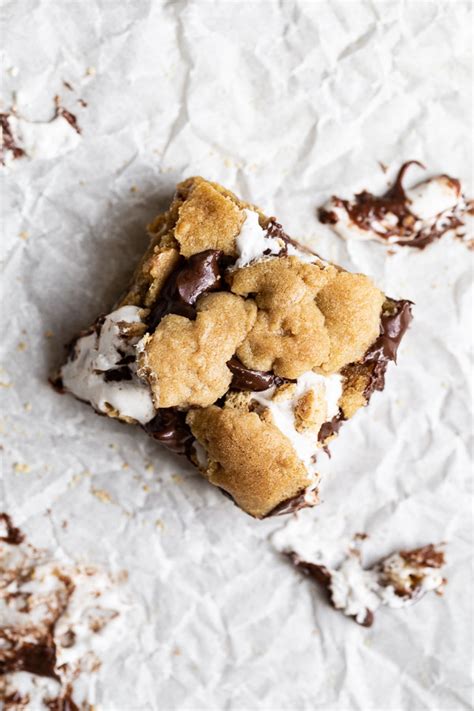 peanut-butter-smores-bars-browned-butter-blondie image
