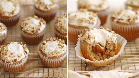 caramel-cream-filled-cupcakes-with-cinnamon-frosting image