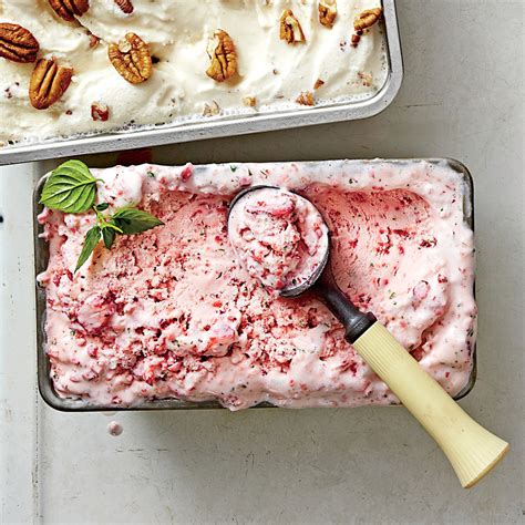 strawberry-basil-ice-cream-recipe-myrecipes image