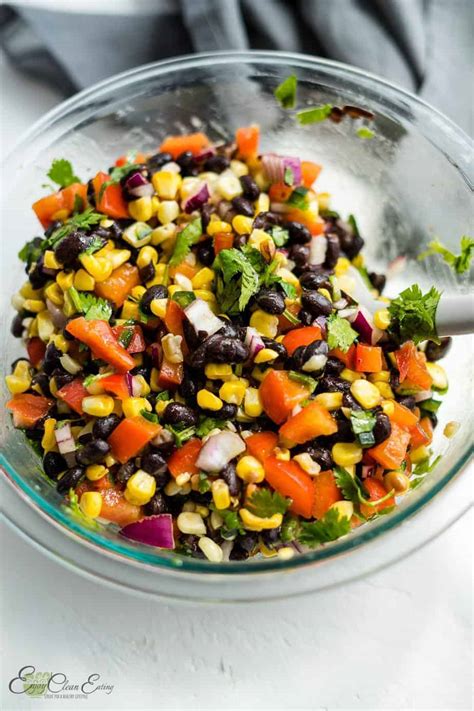 best-healthy-black-bean-and-corn-salsa-enjoy-clean image