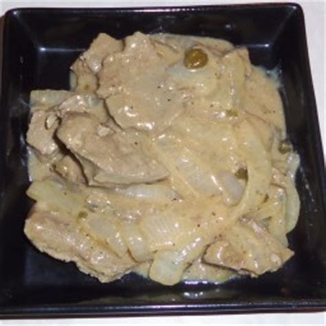 beef-liver-and-onions-in-mustard-relish-sauce image