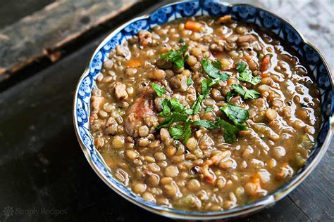 lentil-stew-with-sausage-recipe-simply image