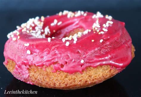 raspberry-glazed-donuts-vegan-one-green image