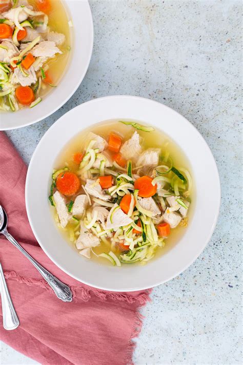 chicken-zoodle-soup-food-banjo image