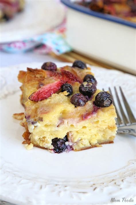 berries-and-cream-croissant-breakfast-casserole image
