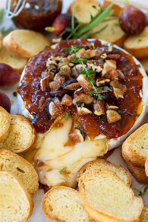 baked-brie-with-fig-jam-best-appetizers image
