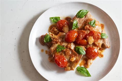 boneless-skinless-chicken-thighs-with-tomatoes-basil image