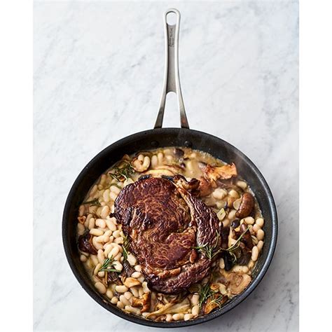 jamie-olivers-5-ingredient-epic-rib-eye-steak-recipe-woman-and image