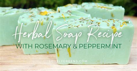 how-to-make-herbal-soap-with-rosemary-and image
