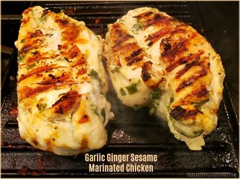garlic-ginger-sesame-marinated-chicken image