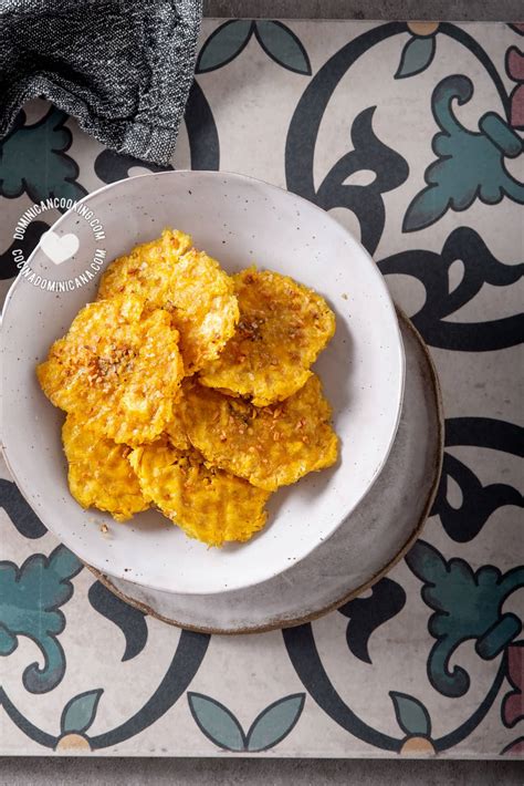 plantains-in-air-fryer-recipe-video-or-oven-tostones image
