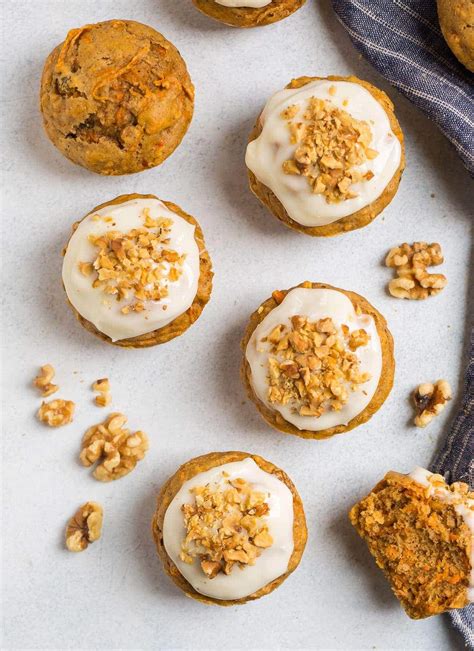 carrot-cake-muffins-with-cream-cheese-frosting image