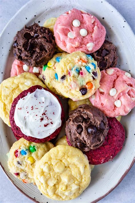 easiest-cake-mix-cookies-3-ingredients image