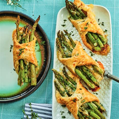 asparagus-and-brie-tart-recipe-woman-home image