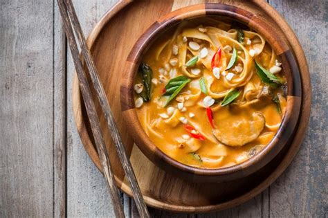 spicy-thai-curry-pumpkin-noodle-soup-my-food-story image