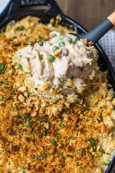 tuna-noodle-casserole-recipe-pantry-staples-the-cookie image