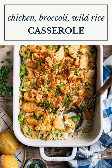 easy-chicken-and-wild-rice-casserole-the-seasoned image